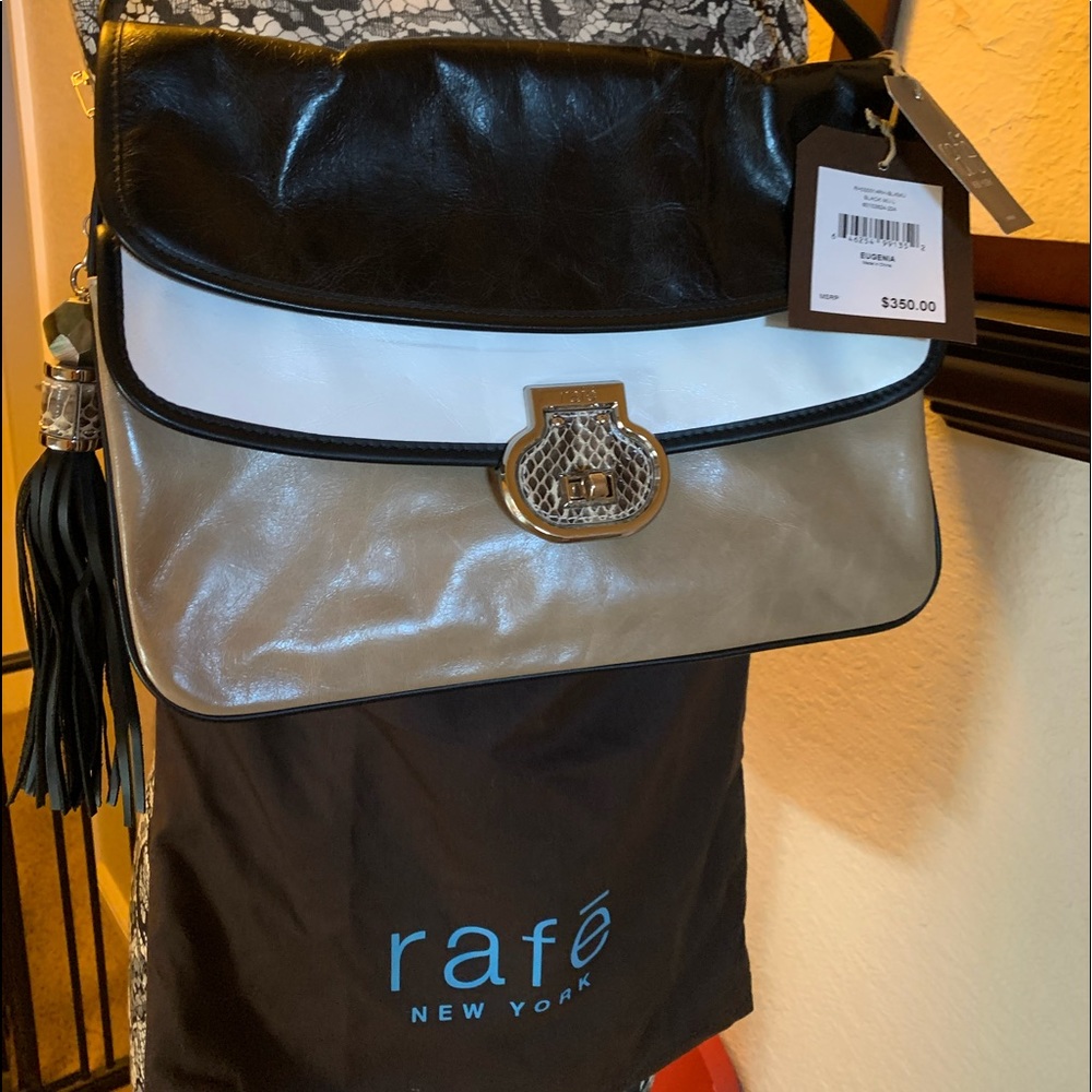🆕 Rafe New York leather shoulder/ clutch
